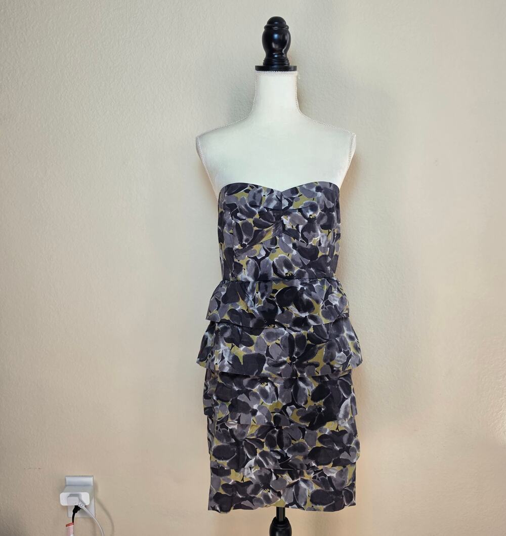 J. Crew Strapless Ruffle Dress 6